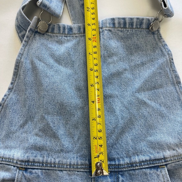 Rollas Old Mate Light Wash Denim Flare Overalls – Size 26 - Picture 13 of 16